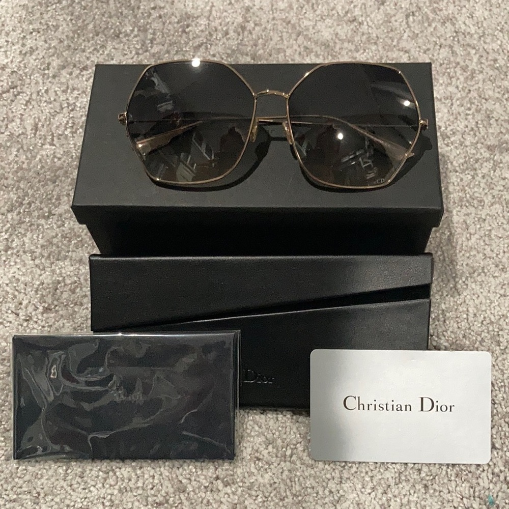 DiorStellaire8 angular-frame sunglasses